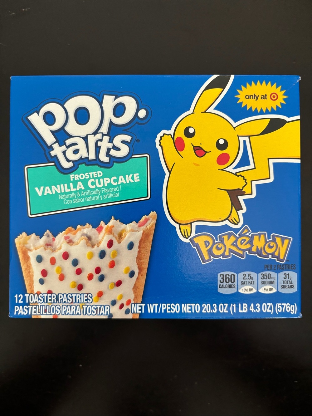 Pokemon x Target Pokemon Poptarts Vanilla Cupcake 30th Anniversary NEW